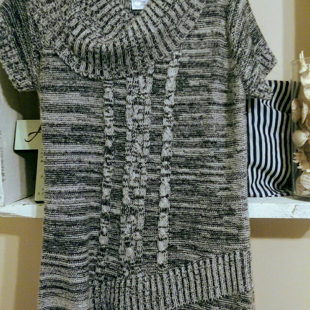 Cute gray sweater dress